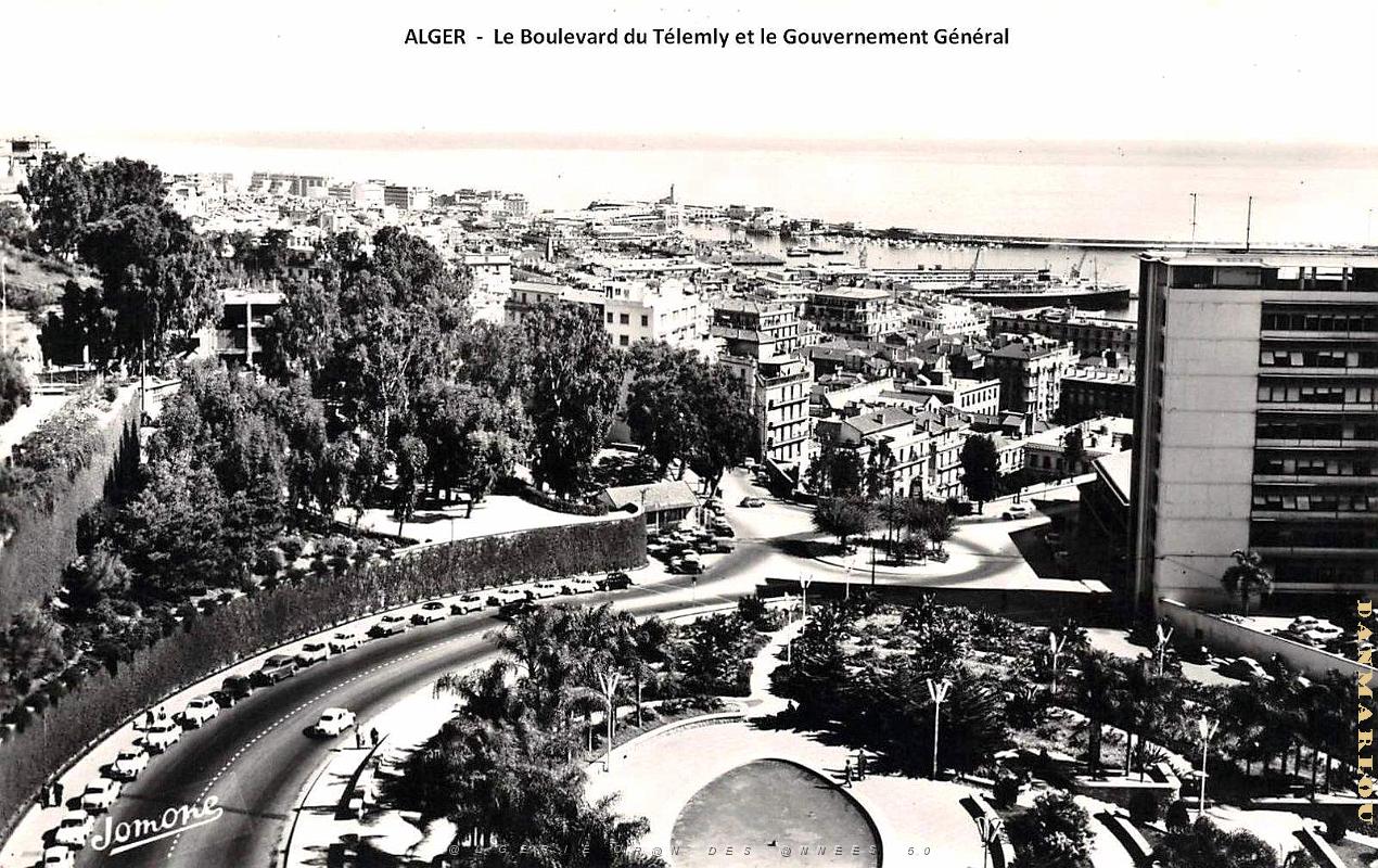 Alger - Boulevard du Telemly et Gouvernement General.jpg